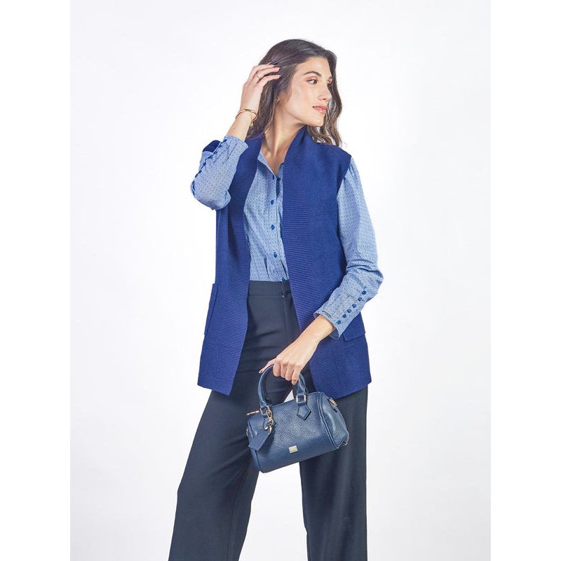 MICHELLE BELAU - ATENAS - CHALECO LARGO TEJIDO