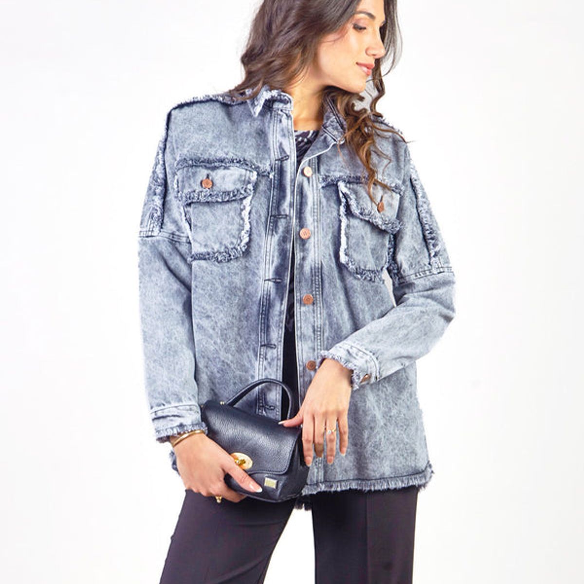 MICHELLE BELAU - JOELENE - CASACA DENIM