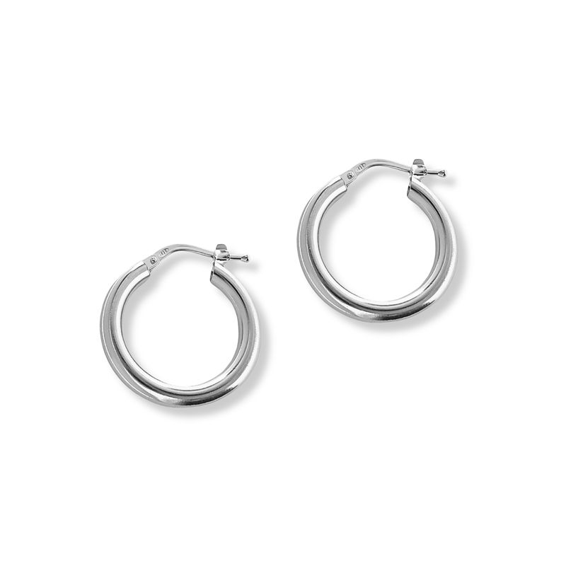 AMBAR JOYERIA - Argollas Amanda Gruesas 19 Plata 925