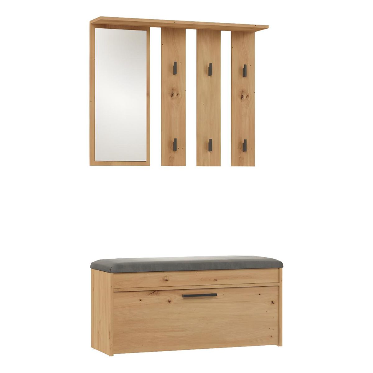 GENERICO - Zapatera con Baúl más Perchero Mindy Duna Muebles Gaudi