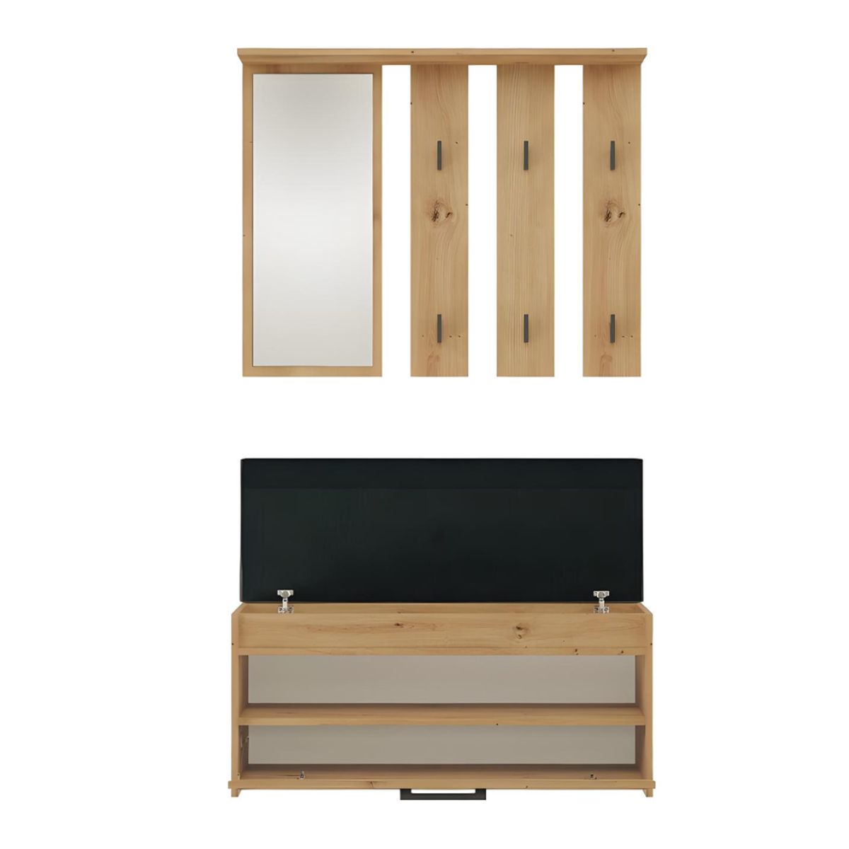 GENERICO - Zapatera con Baúl más Perchero Mindy Duna Muebles Gaudi