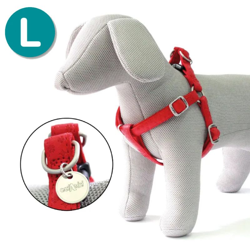 CROCI - Arnes para perros Vanity Rojo - L