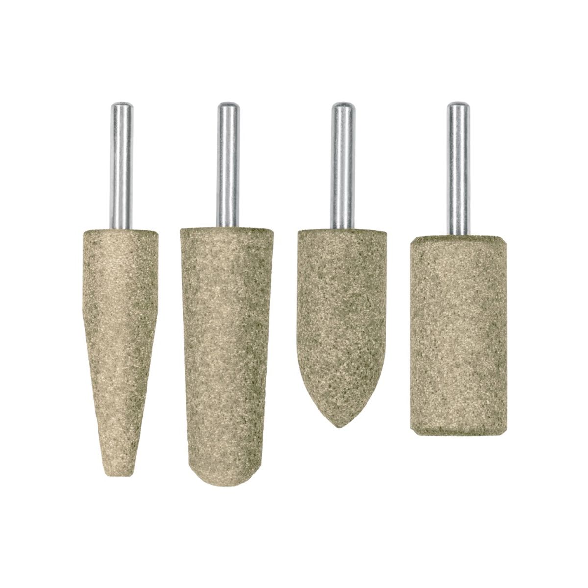 TRUPER - Juego de 4 piedras montadas zanco 1/4" JPM-41 Truper