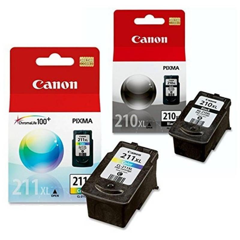 CANON - Cartuchos de Tinta Canon 210XL - 211XL Negro y Tricolor