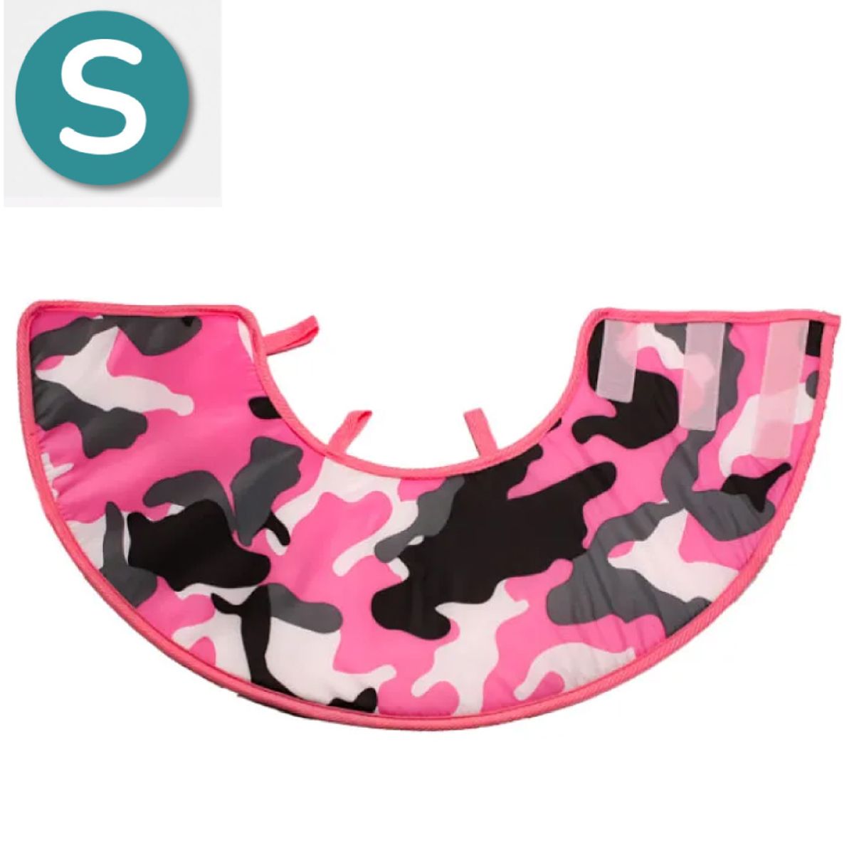 CAT OH - Collar Isabellino de tela Camo rosa - S