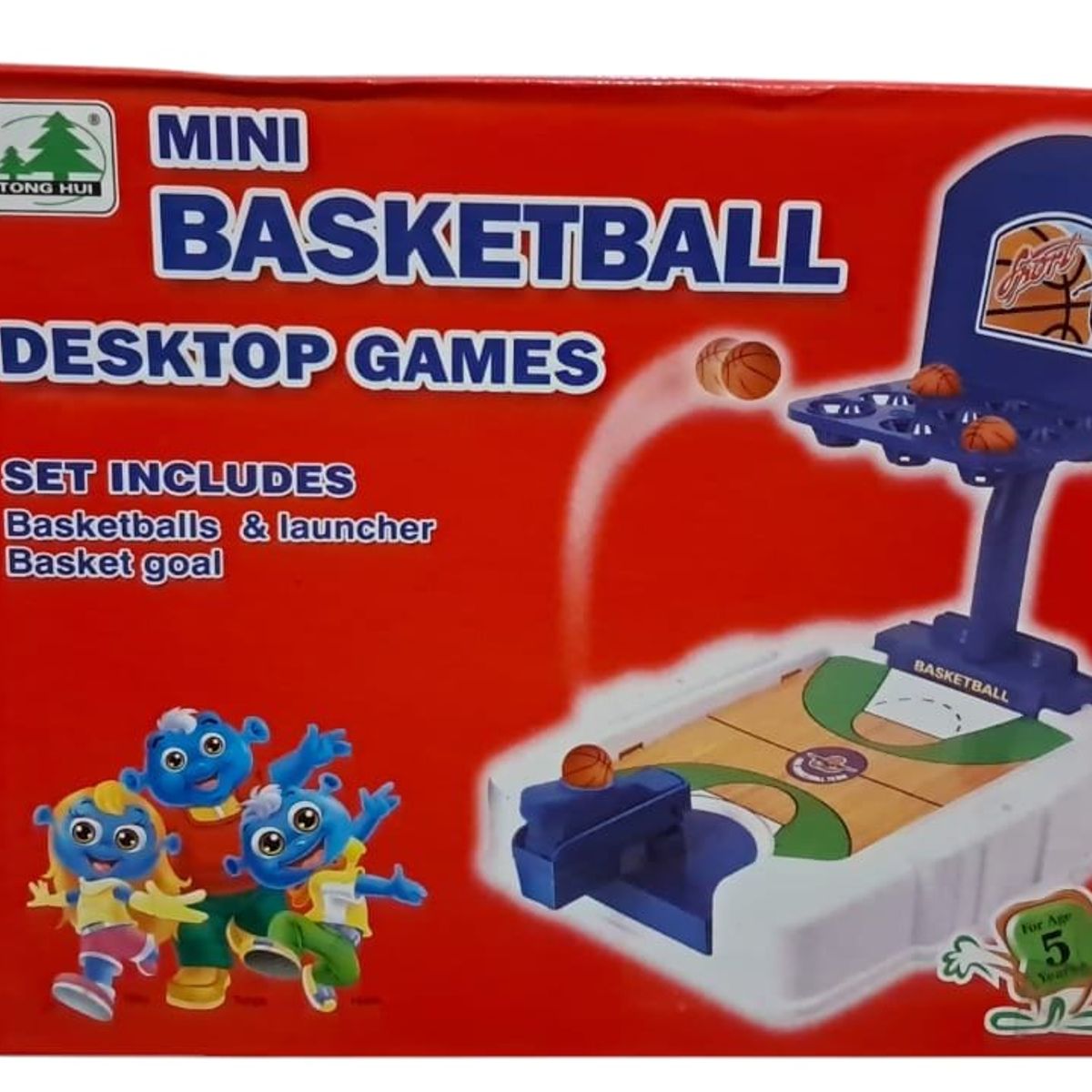 GENERICO - Mini Basket Basketball Lanzador Juego De Mesa