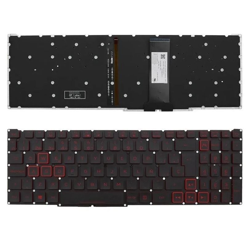 DISEÑO ORIGINAL - Teclado Compatible Acer An517-51 Acer Nitro 7 An715-51