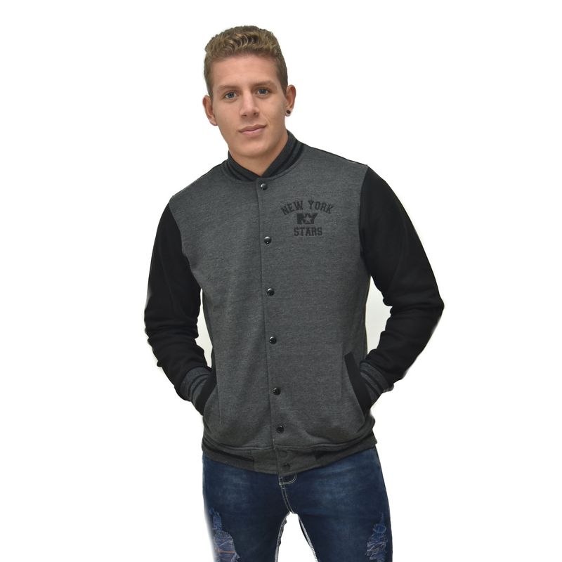 NEW YORK STARS - CASACA NEW YORK STARS PLOMO RATA