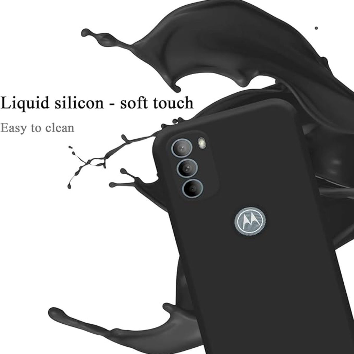 GENERICO - Case Protector para Motorola G31 Silicona Negro