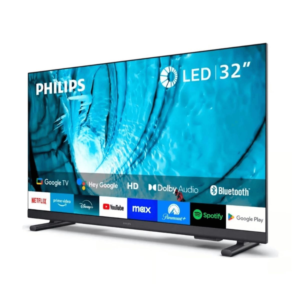 PHILIPS - Televisor Smart PHILIPS HD 32 Google TV 32PHD6909 + rack