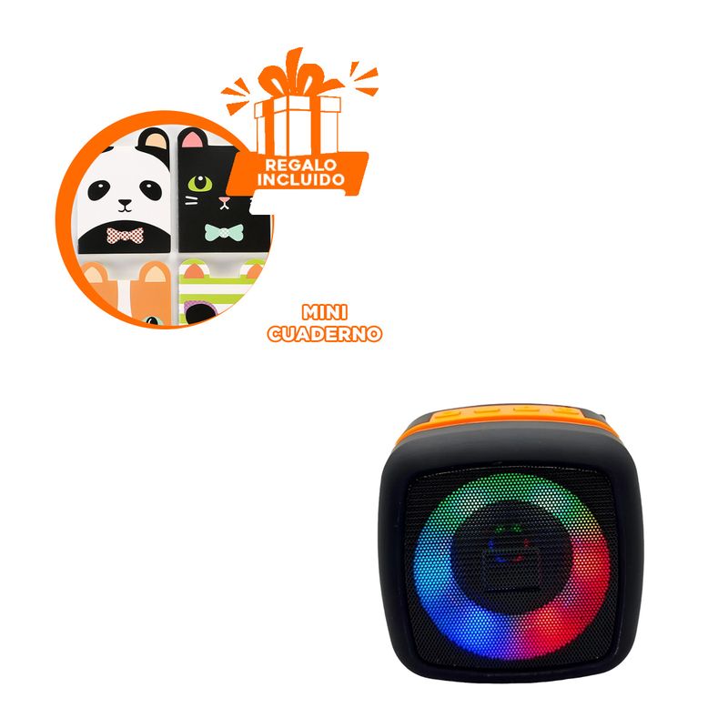 RYBIU IMPORT - Bocina Mini con Bracera en Color Verde Y+Regalo Agendita