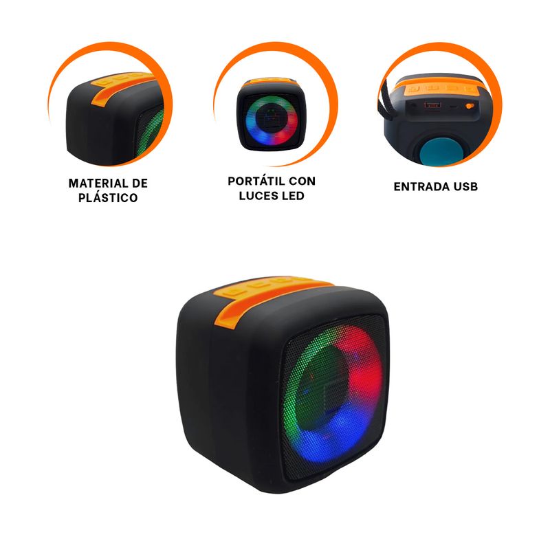 RYBIU IMPORT - Pack6 Bocina Pequena con Posa Celular y Bracera en Verde