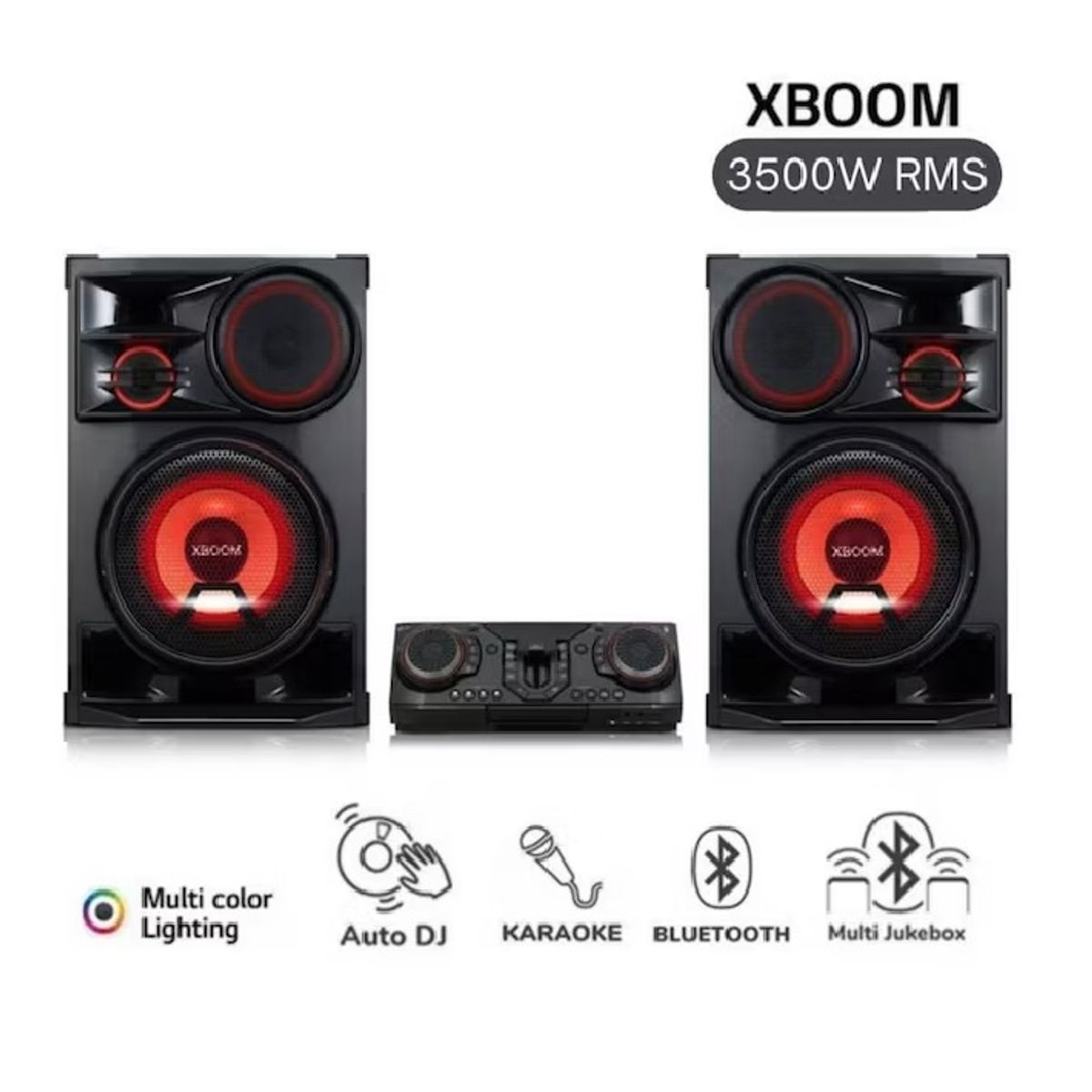 LG - Minicomponente XBOOM CL98 3500W Bluetooth Karaoke Star LG CL98