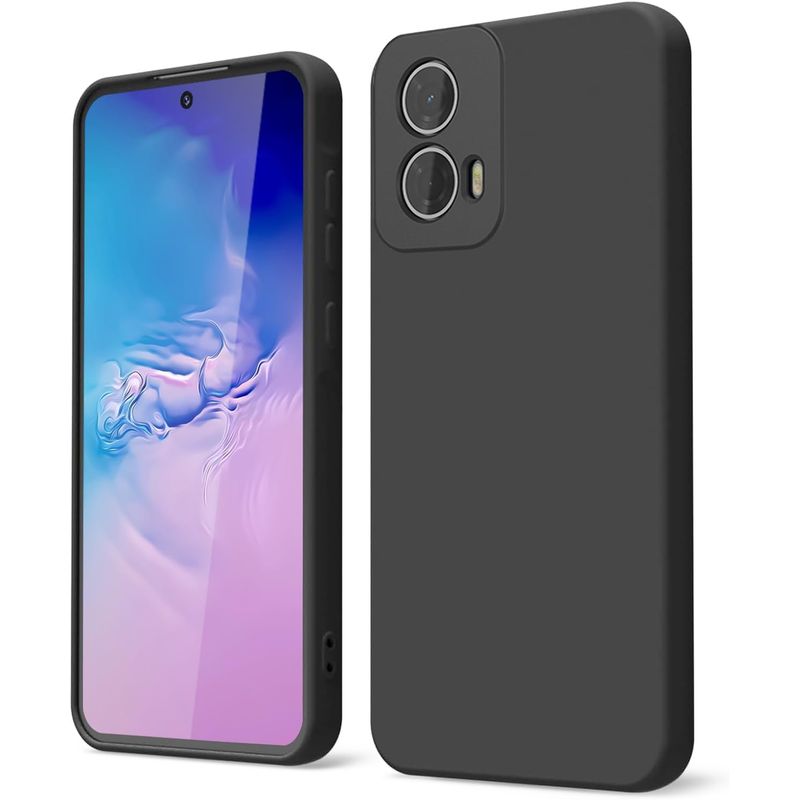 GENERICO - Case Protector para Motorola G34 Silicona Negro