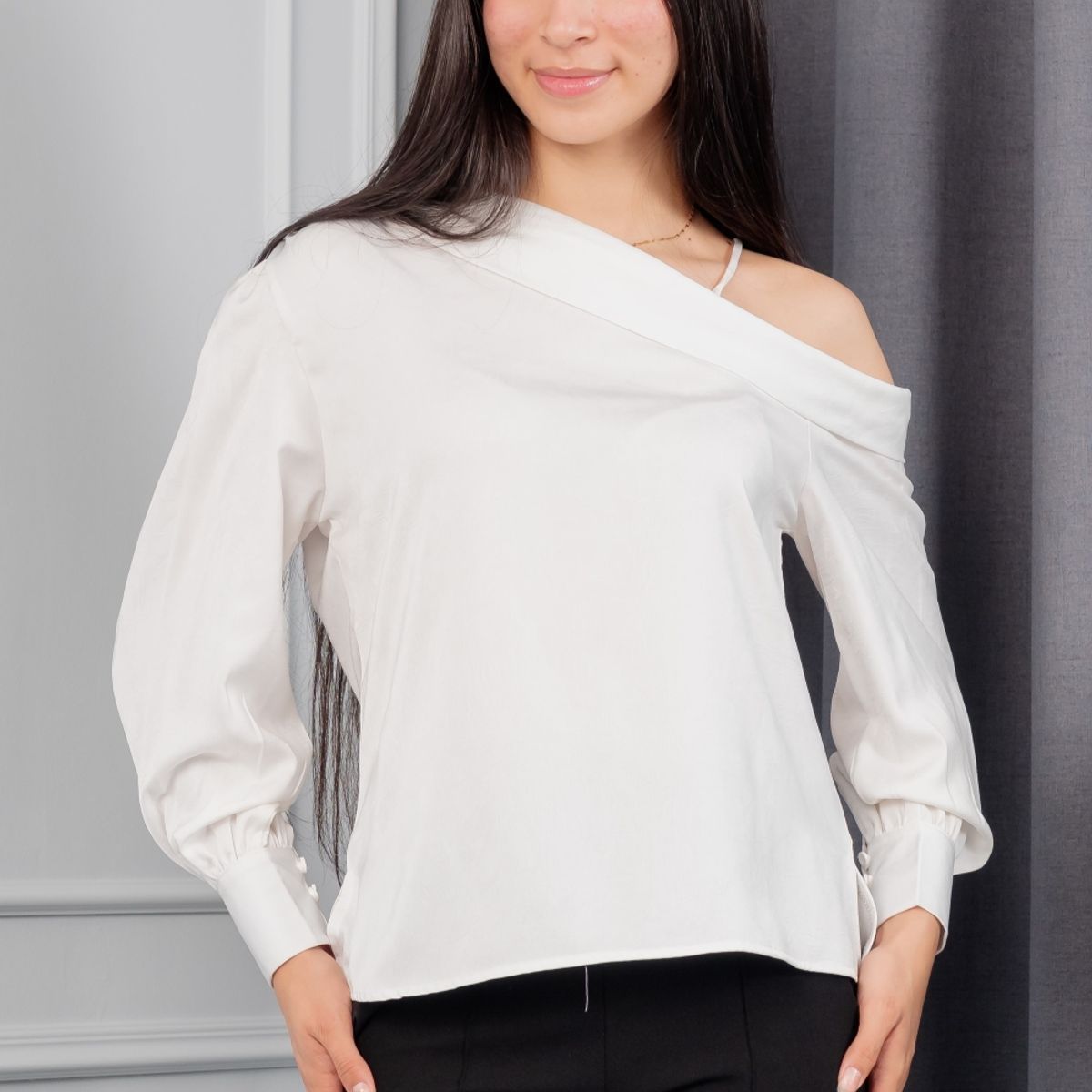 GENERICO - Blusa Mujer Blanca Elegante