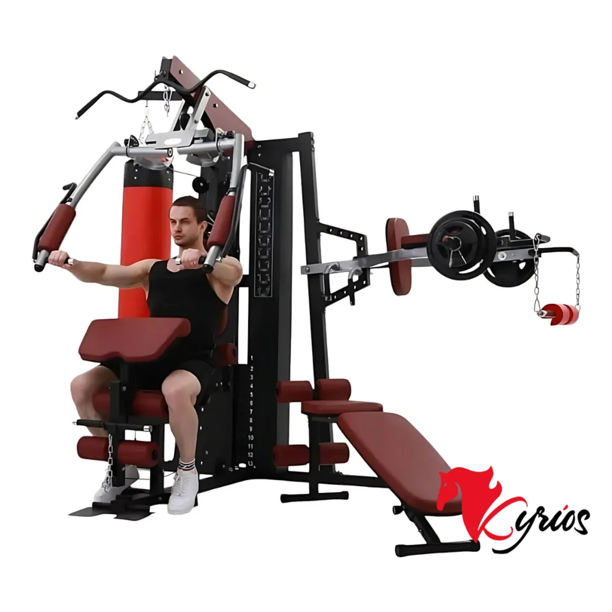 NO LOGO - ESTACION MULTI-GYM PARA MULTIPLES ENTRENAMIENTOS