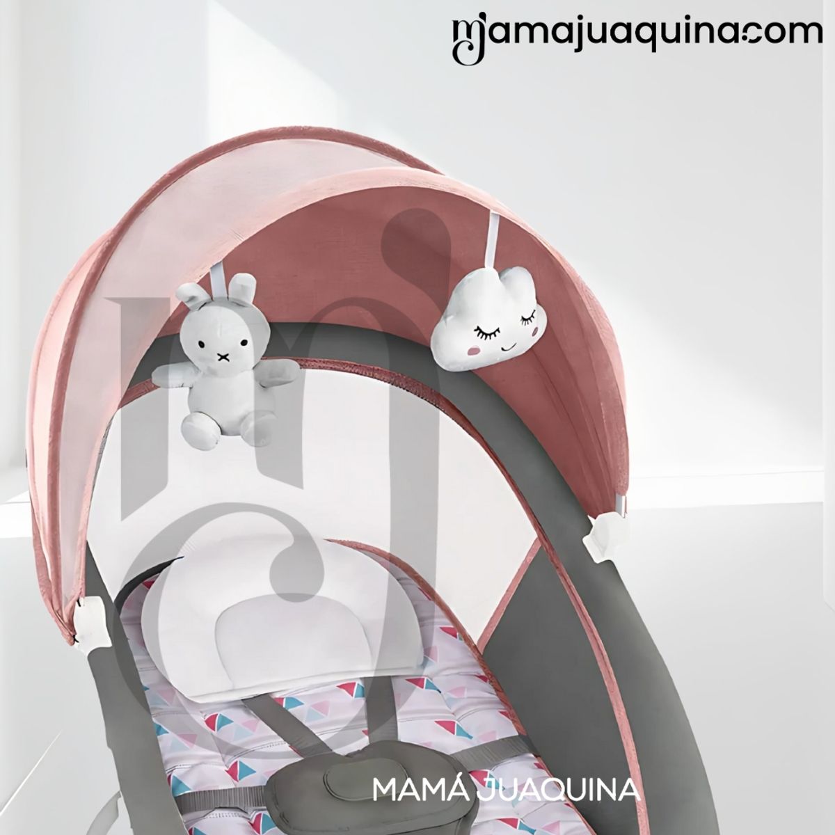 BABY - Mecedora Plegable Eléctrica para Bebés «DOLLY II» Pink