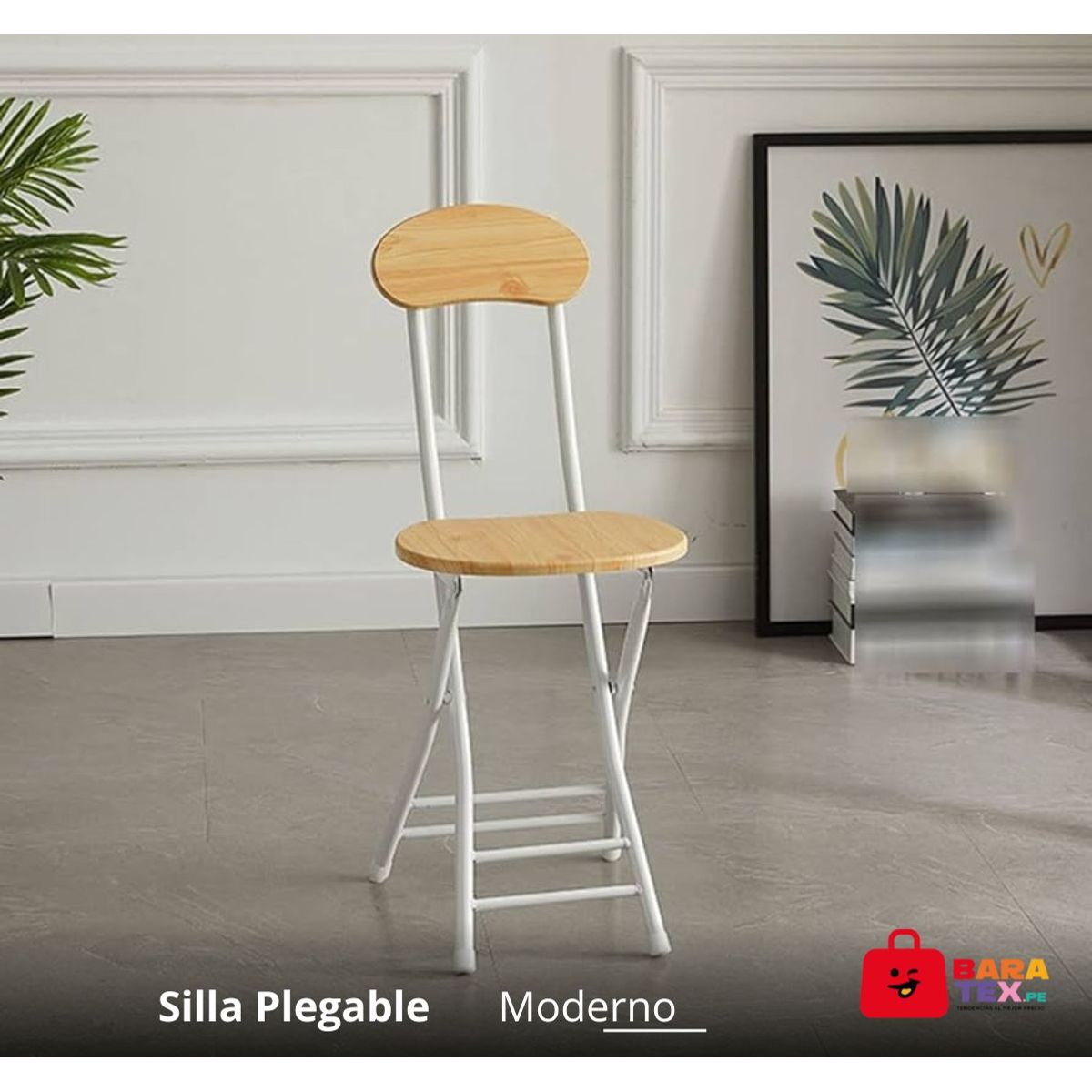 GENERICO - Silla de oficina plegable  estilo ergonomico moderno