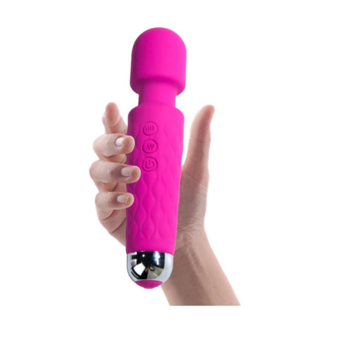 GENERICO - VIBRADOR MASAJEADOR VARITA 20 MODOS