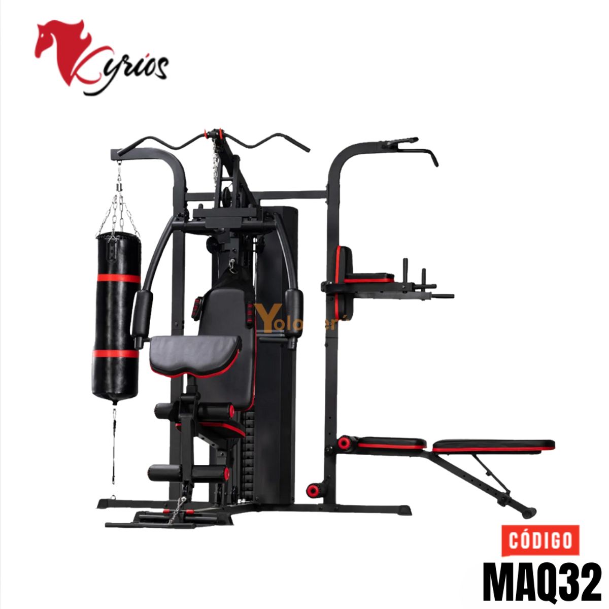 NO LOGO - MINI GIMNASIO DE 3 ESTACIONES