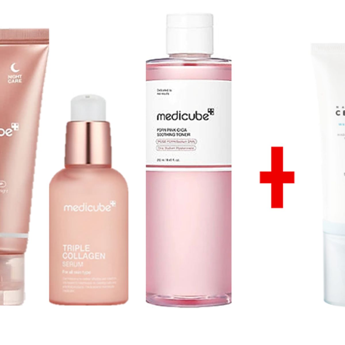 MEDICUBE - SET MEDICUBE + SKIN1004 + PDRN RUTINA COMPLETA & FRESCA