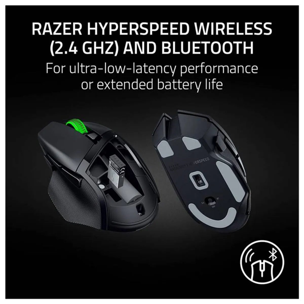 RAZER - MOUSE RAZER BASILISK V3 X 18K DPI MULTI-DISPOSITIVO 535H SWITCH  BLACK