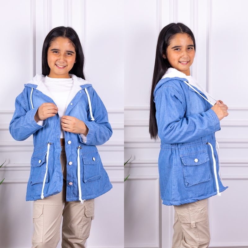 DANUS - casaca forro campera denimniña-danus