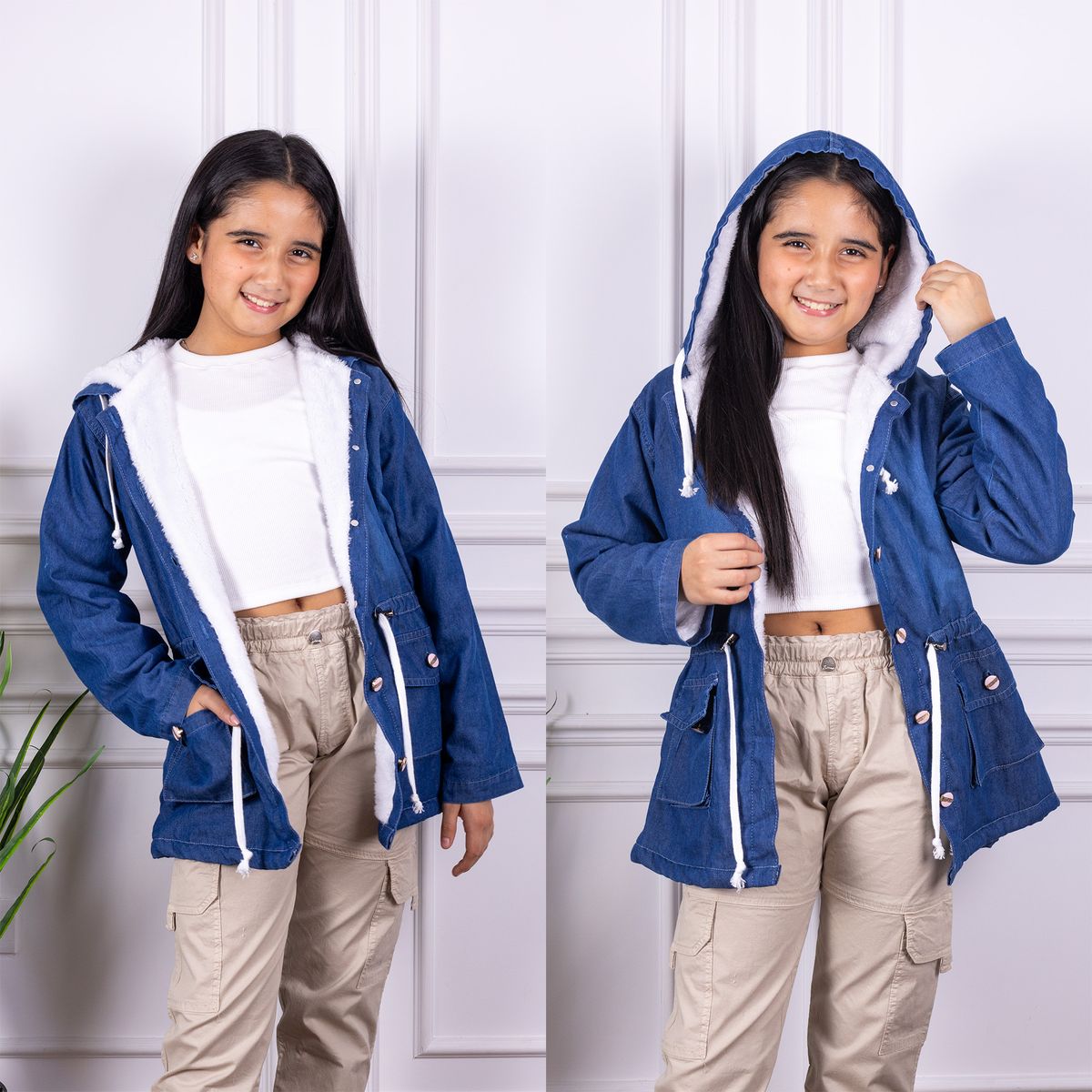 DANUS - casaca forro campera denimniña-danus