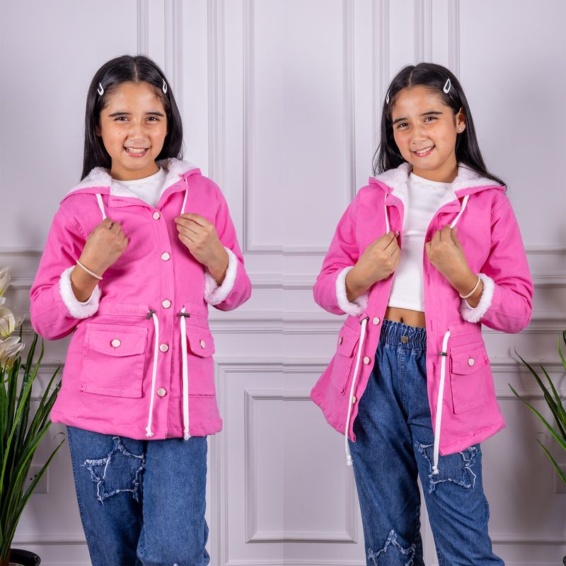 DANUS - casaca forro campera drill niña-danus