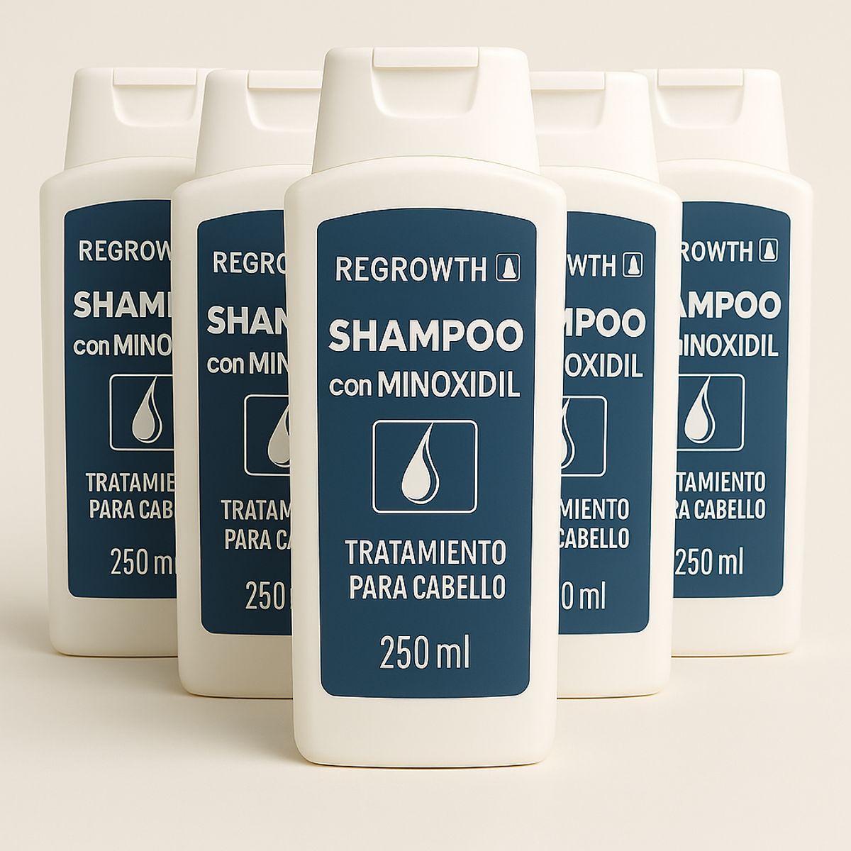 GENERICO - Regrowth - 6 Shampoo con minoxidil.