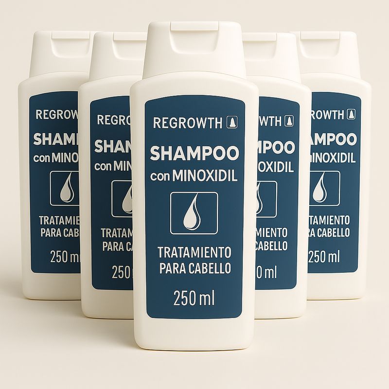 GENERICO - Regrowth - 6 Shampoo con minoxidil.