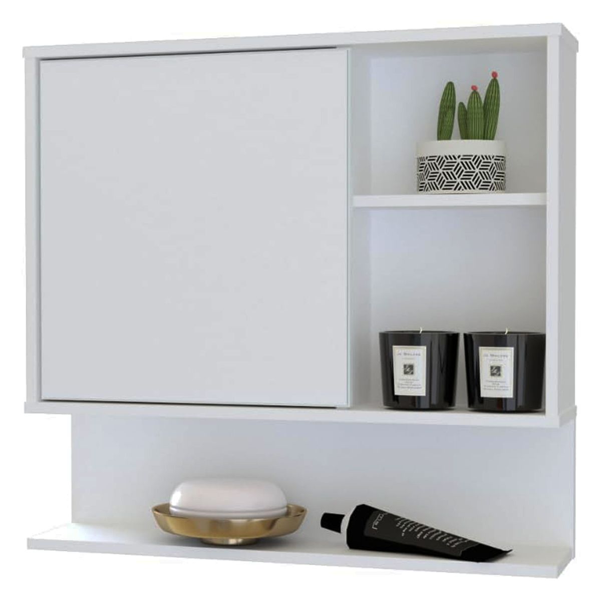 DIBA MUEBLES - Botiquin de Baño con Espejo Kiwi - Diba Muebles