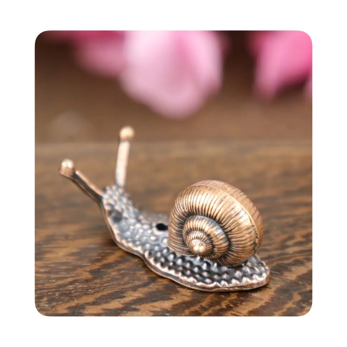 GENERICO - Porta Incienso Estilo Caracol - Cobre