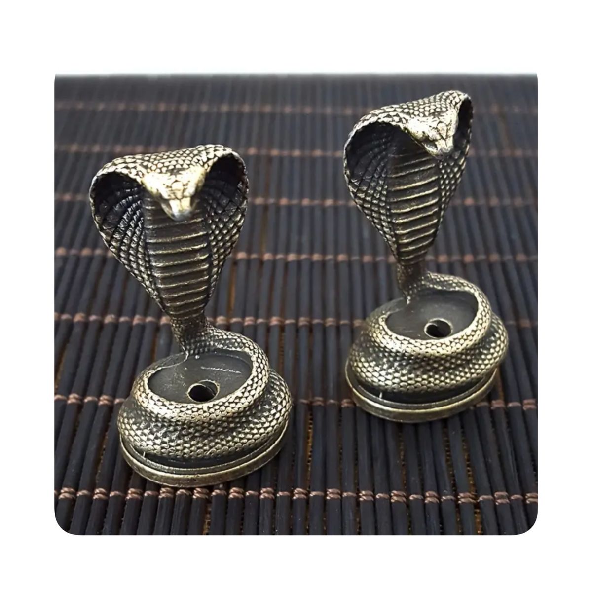 GENERICO - Porta Incienso Estilo Cobra - Bronce