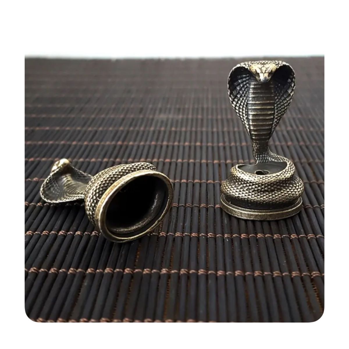 GENERICO - Porta Incienso Estilo Cobra - Bronce