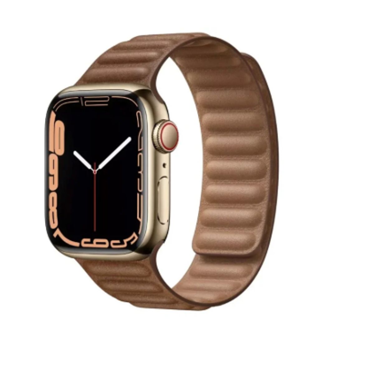 GENERICO - Correa de Cuero Imantado para apple watch 46mm - BROWN