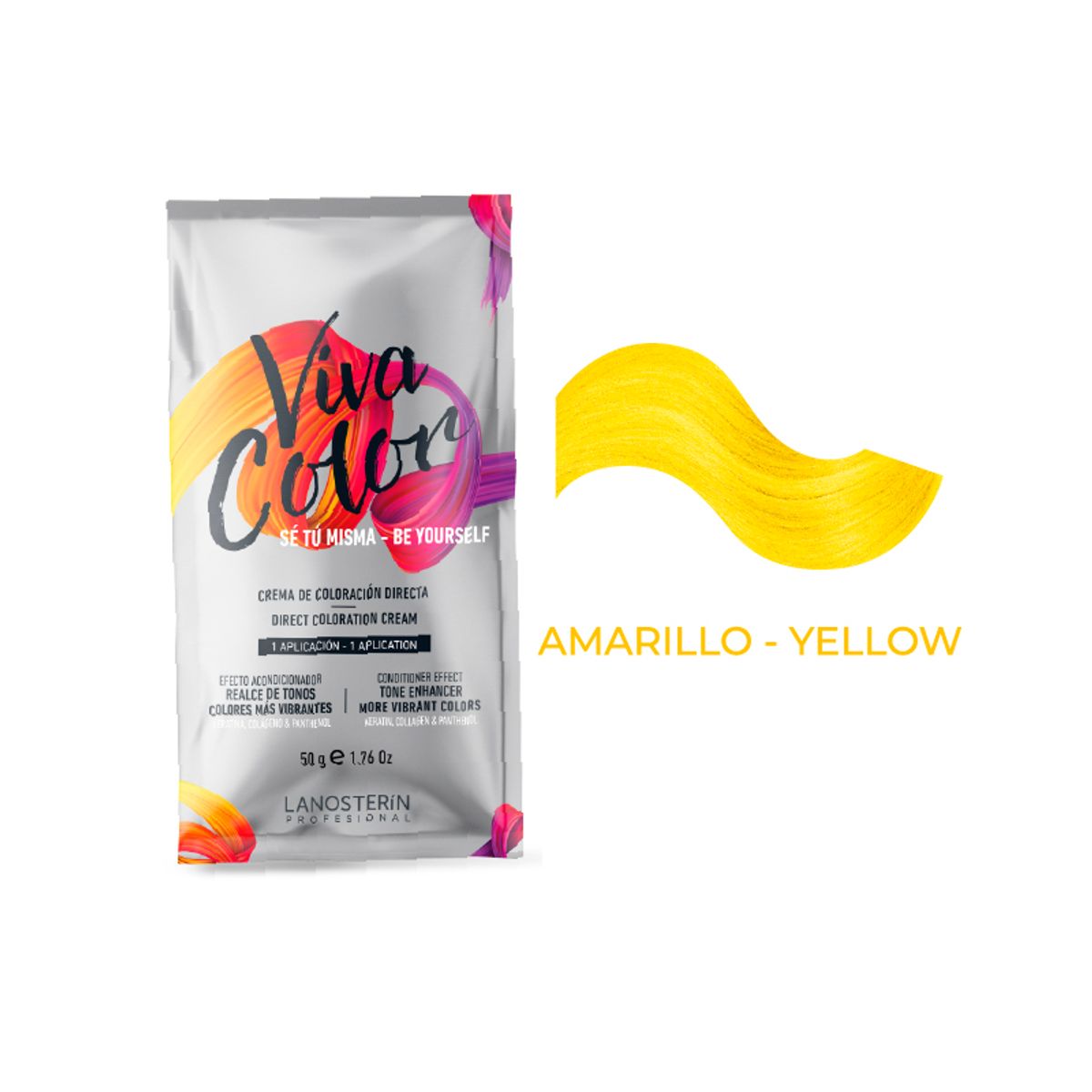 LANOSTERIN - Lanosterin Viva Color Amarillo Sachet