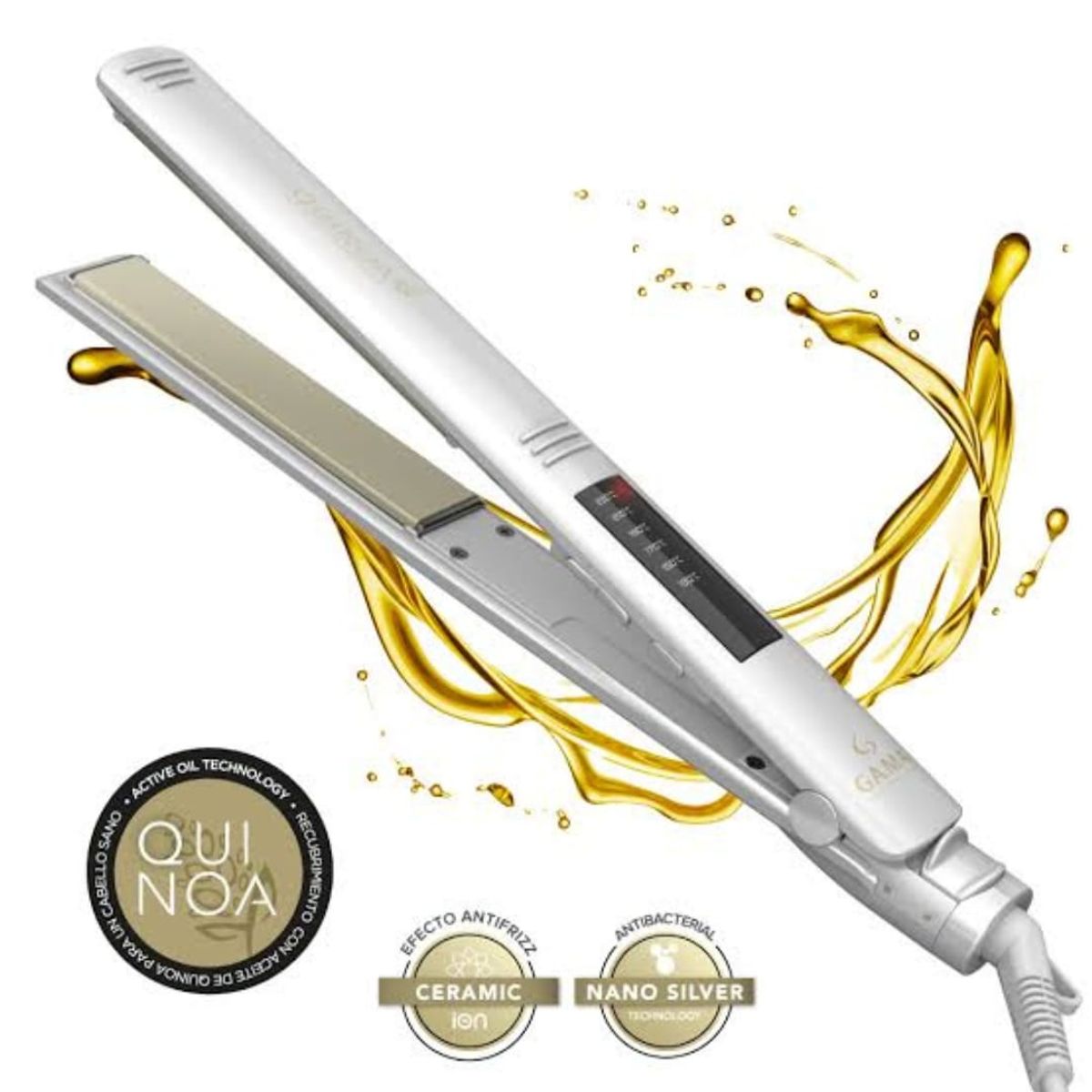 GAMA - Plancha alisadora Elegance LED QUINOA GAMA