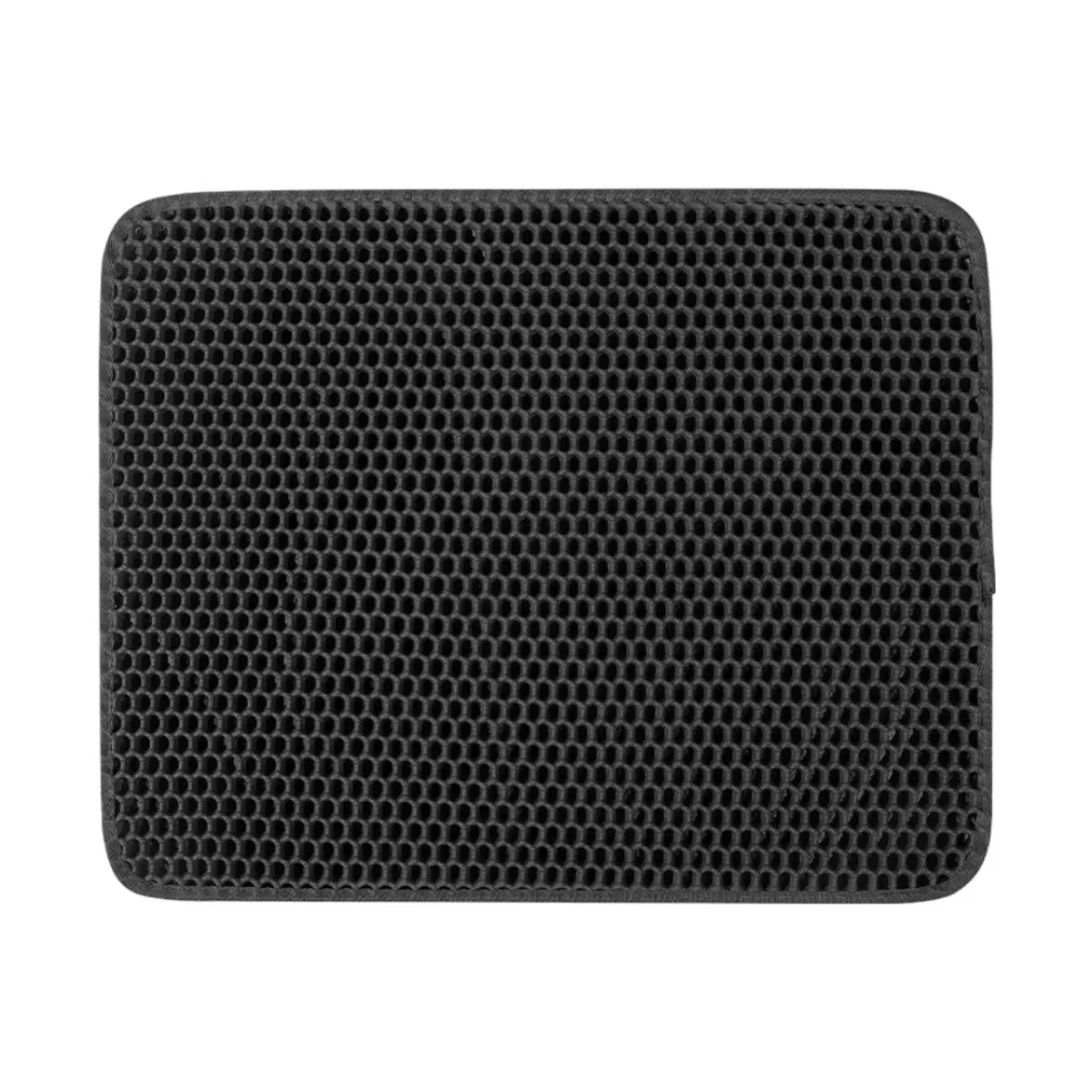 GENERICO - Tapete Para Arenero Doble Capa Color Negro 40 x 50 cm