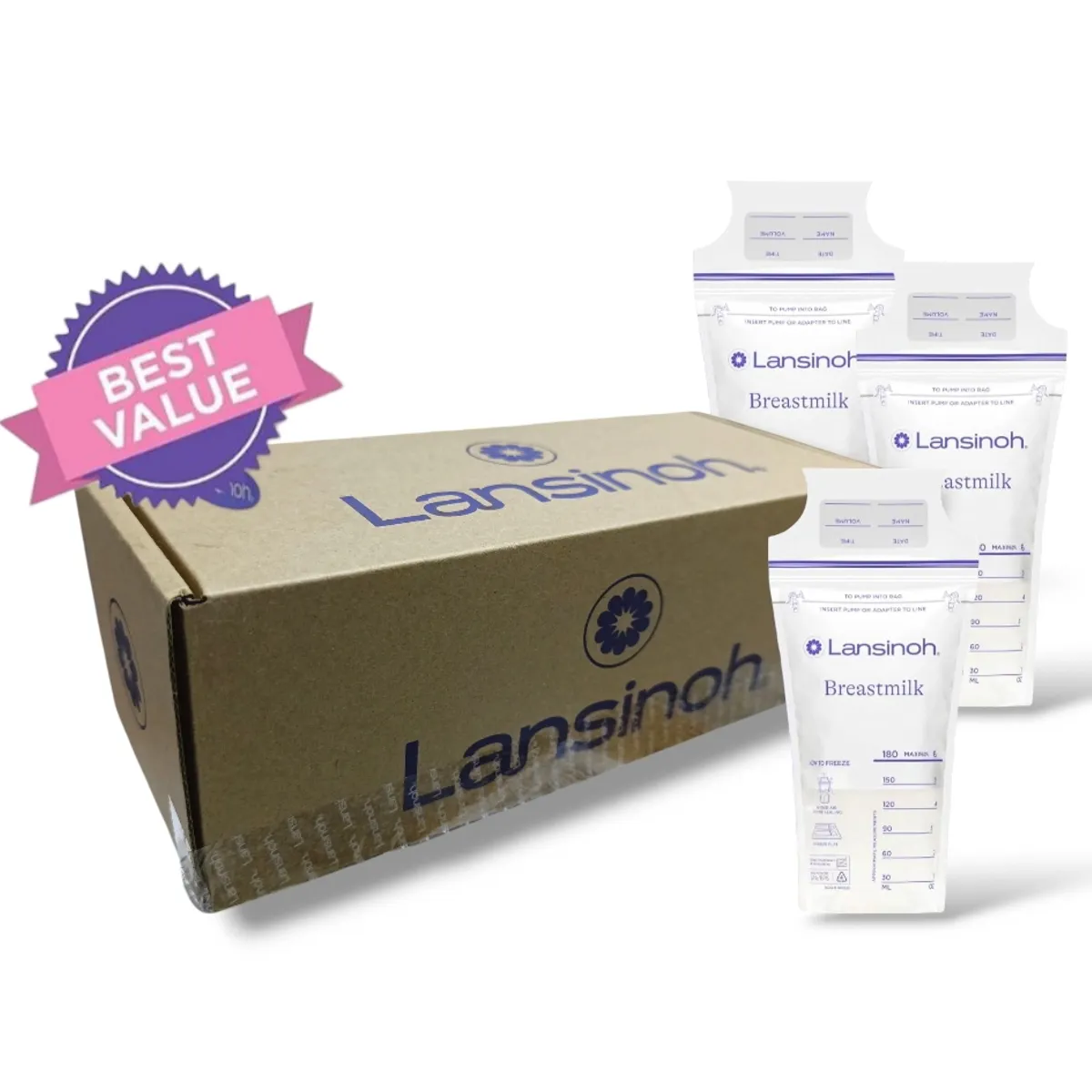 LANSINOH - Lansinoh - Bolsas de almacenamiento de leche materna 200 uds