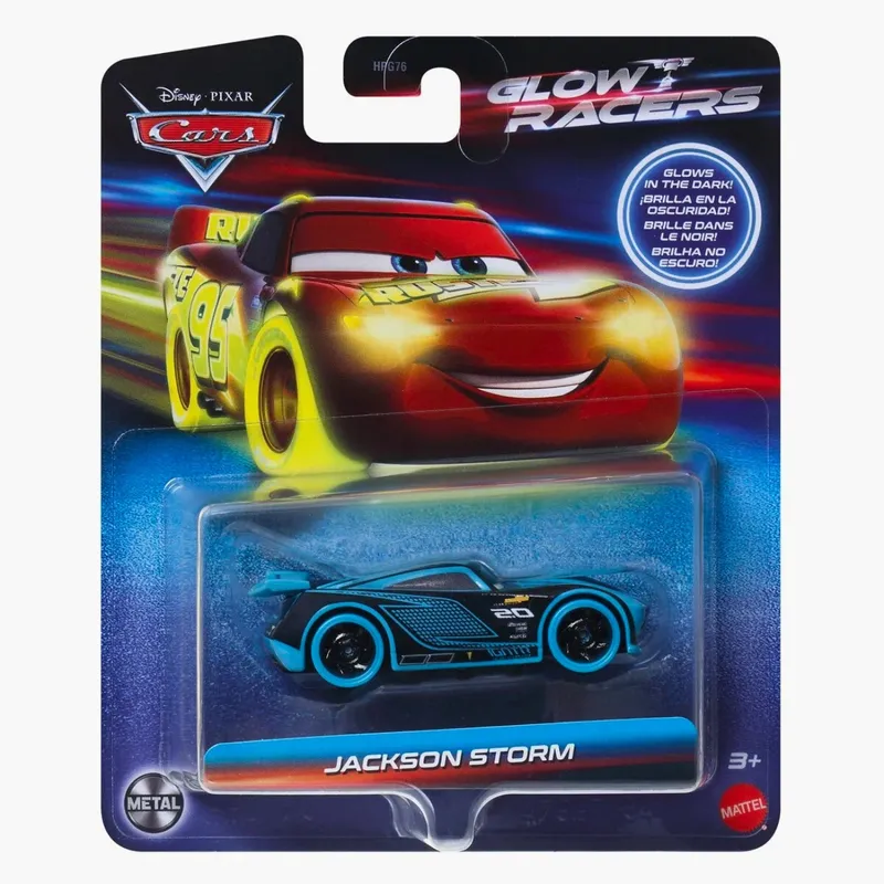 DISNEY PIXAR - Jackson Storm Disney Pixar Cars Glow Racers - Coches Metal