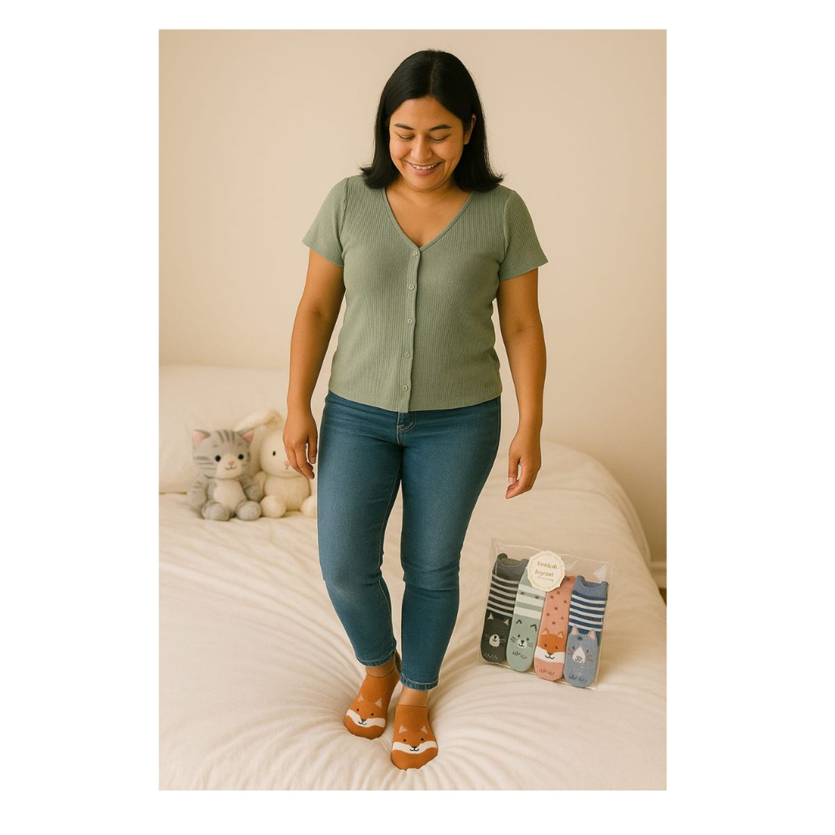 GENERICO - Pack 12 Medias para Damas Kawai