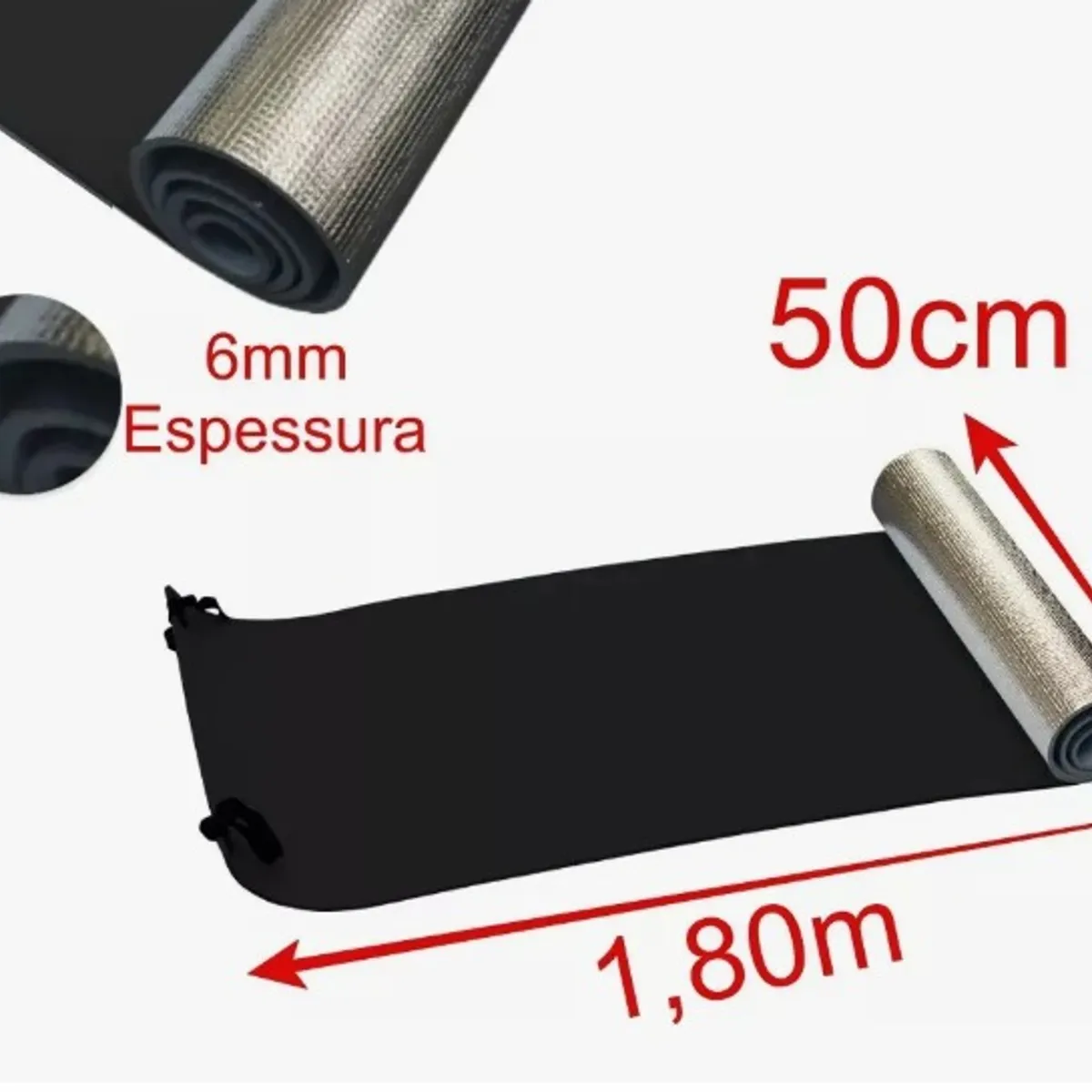 GENERICO - Colchoneta de camping Aluminizada