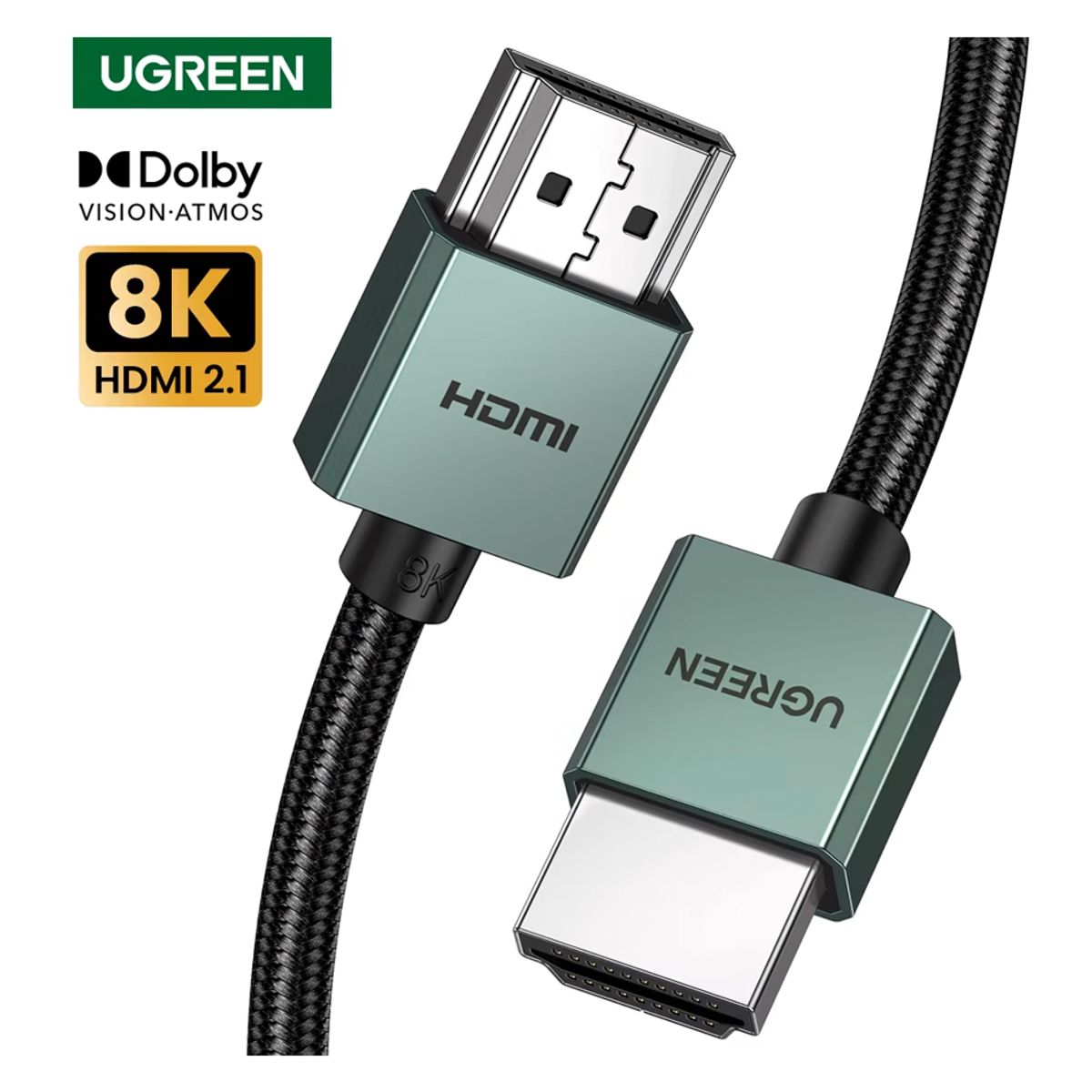 UGREEN - Cable Hdmi Ugreen Certificado 2.1 8k 60hz 2metros