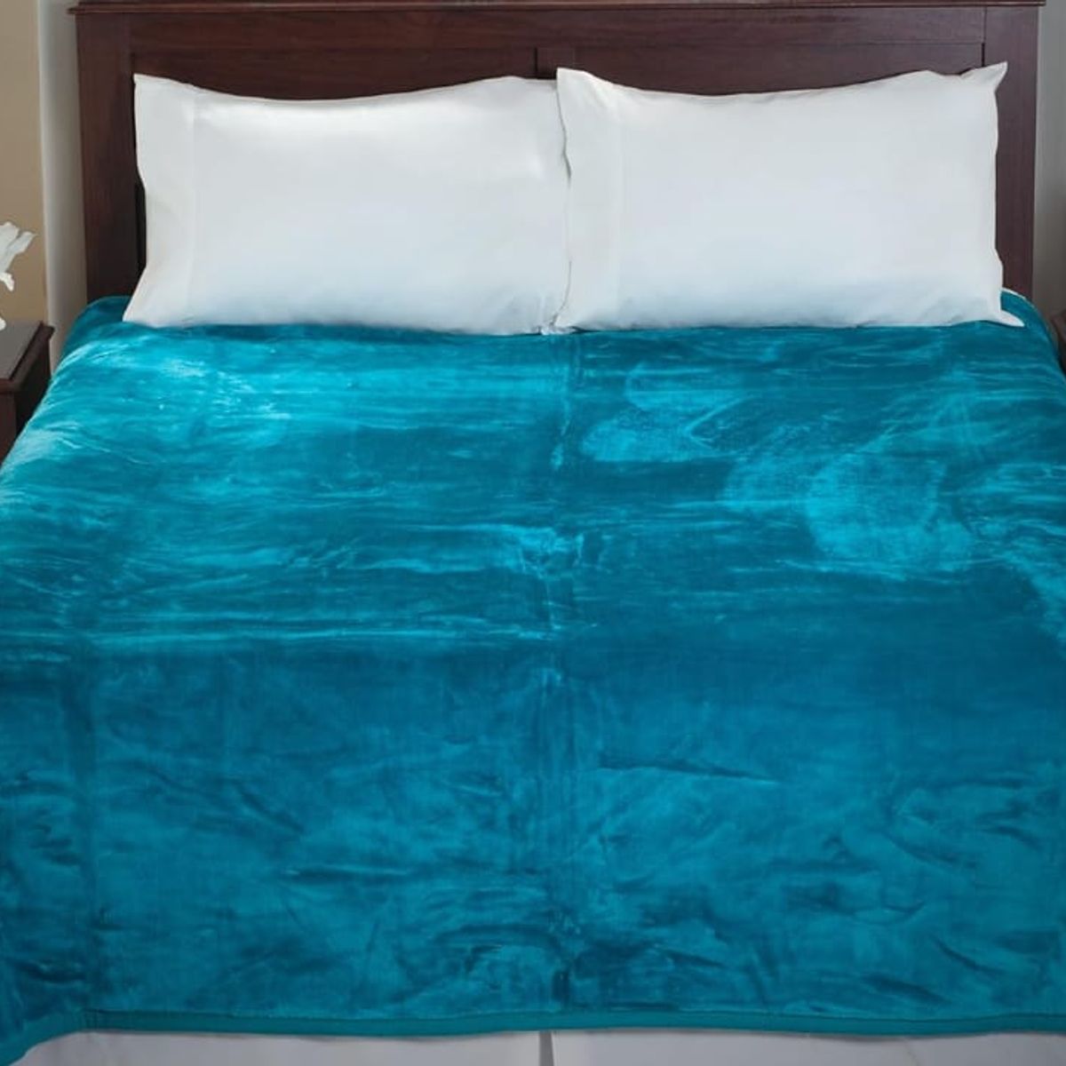 GENERICO - EDREDÓN PIEL DE ANGEL CON CARNERO 2 PLAZA  + 2 FUNDAS DE ALMOHADA  JADE