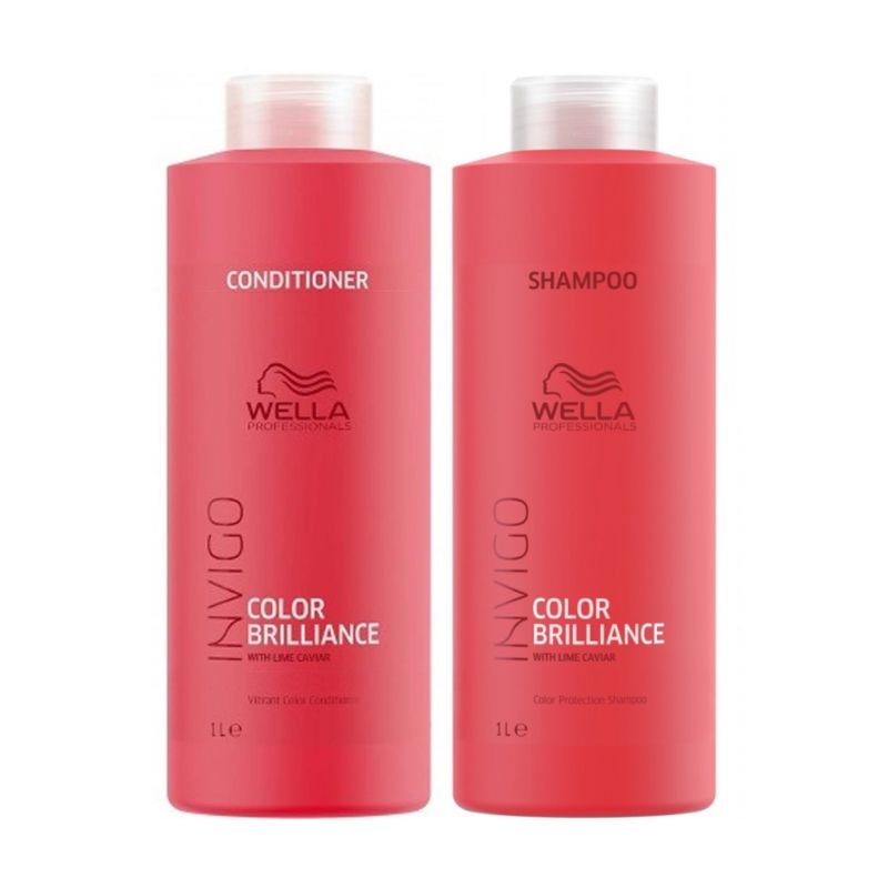 WELLA - Wella - Invigo Color Brilliance Shampoo 1l y Acondicionador 1l