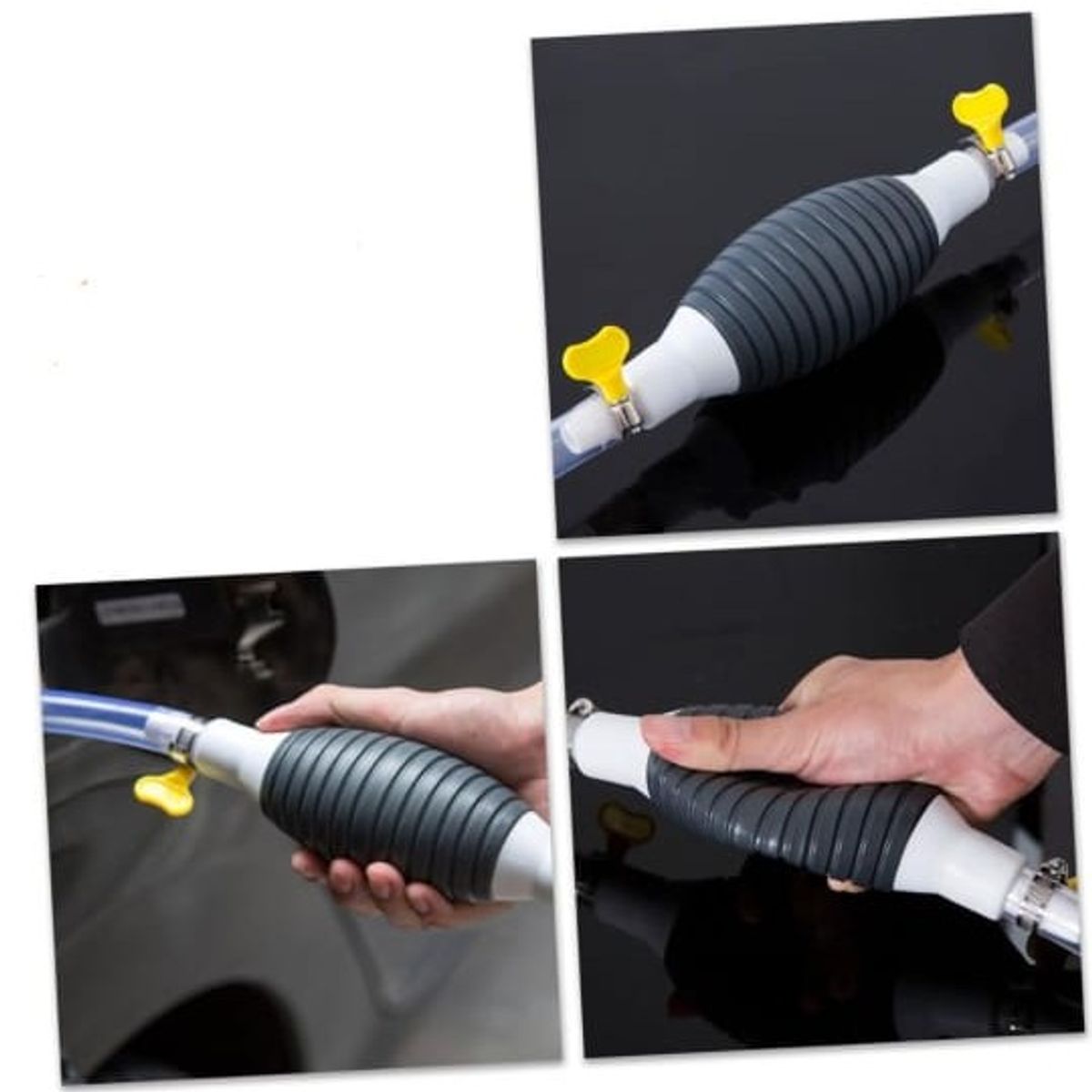 GENERICO - Pack x 03 Bombas Manuales de Succión de Líquidos Multifuncional