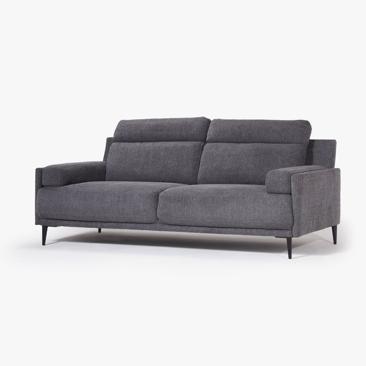 TUGO - Sofá Amsterdam 3 Cuerpos Gris Oscuro