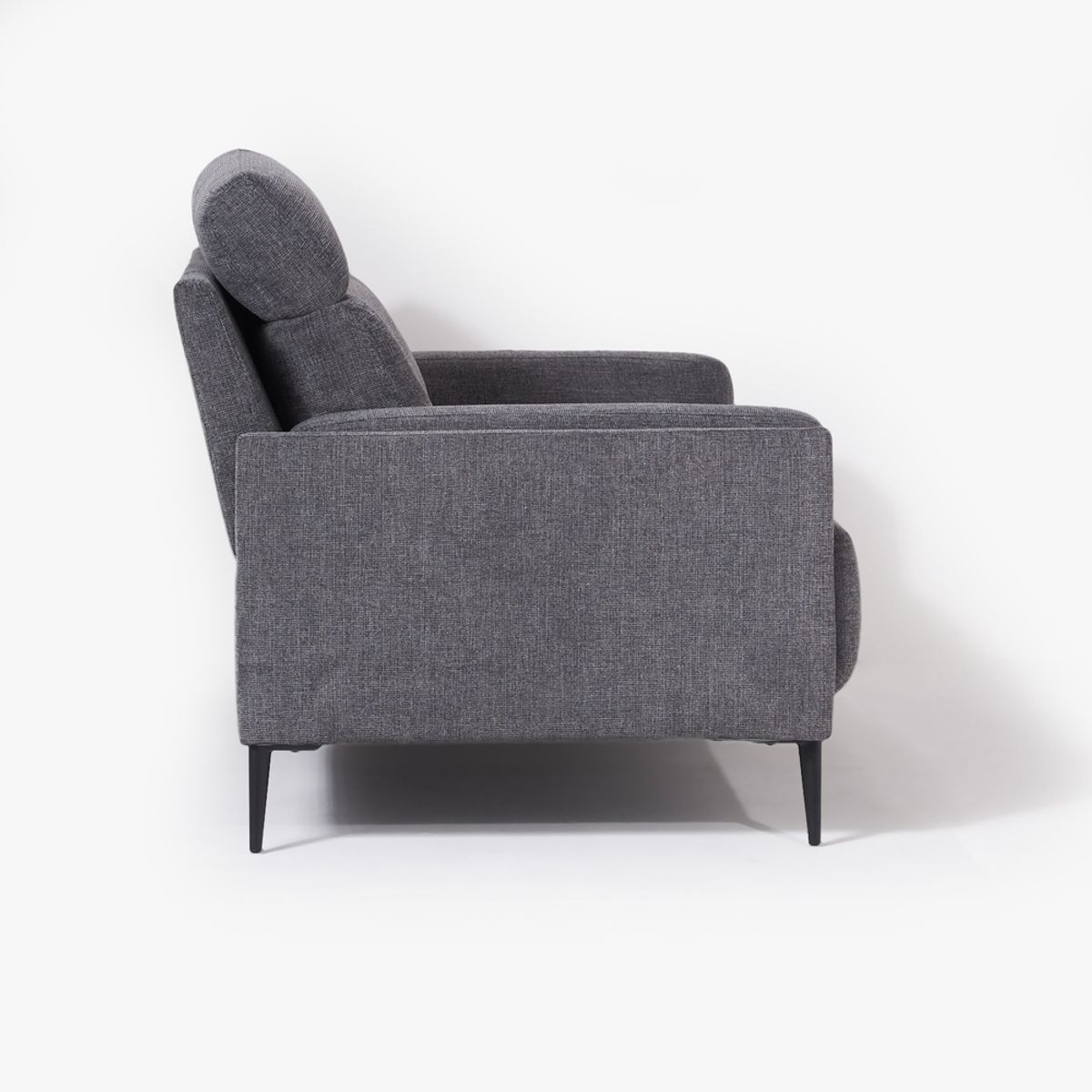 TUGO - Sofá Amsterdam 3 Cuerpos Gris Oscuro