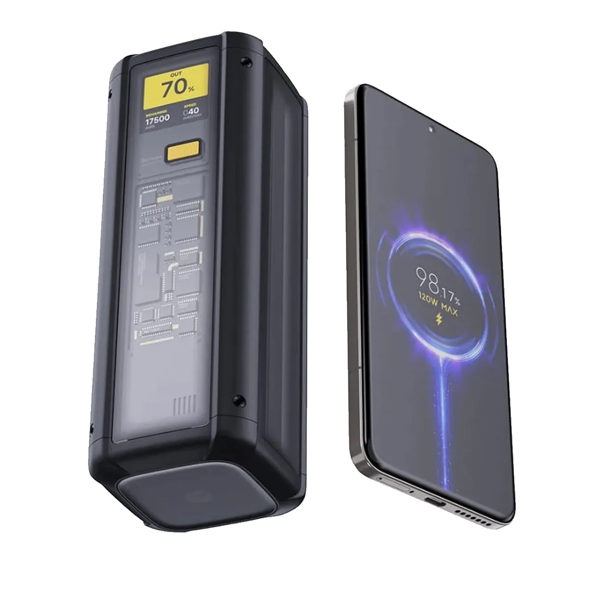 XIAOMI - Xiaomi Power Bank 25000mah 212w Hypercarga Multipuerto Negro